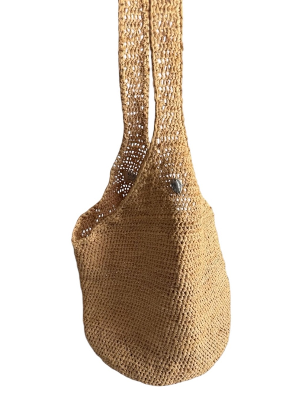 Helen Kaminski Woven Shoulder Bag | Handmade Madagascar 100% Raffia Boho Tote - Picture 8 of 12